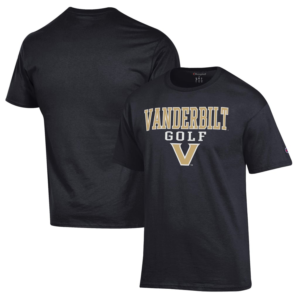  Vanderbilt Commodores Champion Short Sleeve T-Shirt - Black